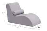 Luanda Chaise Lounge Gray
