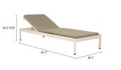 Lychee Chaise Lounge Green