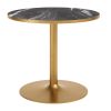 Batu Dining Table Black & Gold