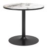 Batu Dining Table Gray & Black