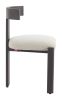 Tiana Dining Chair Black & Beige