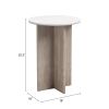 Oceanveil Side Table White