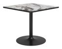 Caliza Dining Table Gray & Black