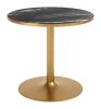 Batu Dining Table Black & Gold