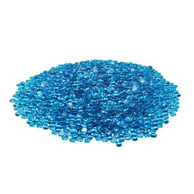 Fire Glass, 10 lbs / 4.5 kg High-Temperature Resistant Fireplace Rocks, 3/4-Inch / 19.05 mm Reflective Firepit Glass Beads