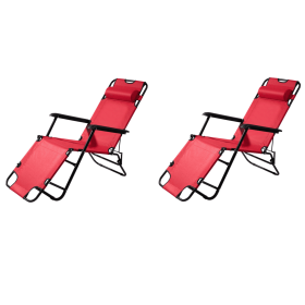 (2Pack )Zero Gravity Chair,Folding Outdoor Lounge Chairs with Headrest & Armrests for Outdoor,Patio,Beach,Garden (45.7 L x 23.6 W x 36.22 H)"