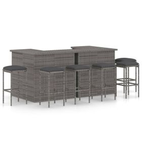 Garden Bar Set Gray