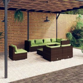 Garden Lounge Set Brown