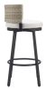 Midnight Wave Barstool White