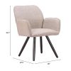 Sieve Swivel Dining Chair Beige