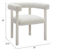 Sunbath Dining Chair White