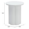 Kogur Side Table White