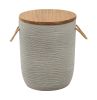 Biban Side Table Natural & Gray