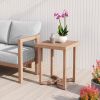 Leto Side Table Brown