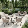Sieve Swivel Dining Chair Beige