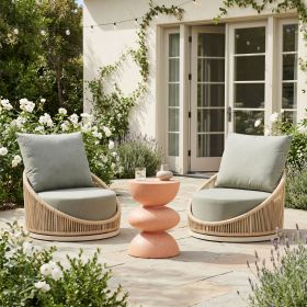 Tressa Side Table Terracotta