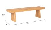 Nimone Bench Natural