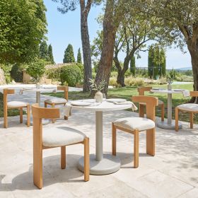 Tiana Dining Chair Natural & Beige