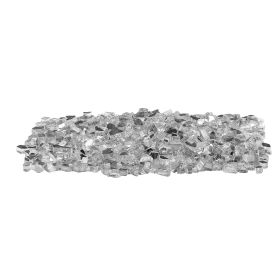 Fire Glass, 10 LBS / 4.5 KG High-Temperature Resistant Fireplace Rocks, 1/2-Inch / 12.7 mm Reflective & Smokeless Firepit Glass Rock (Default: Default)